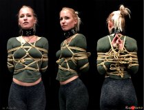 Arienh in some serious rope